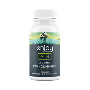 Enjoy Hemp | 3300mg CBD + CBG Relief Gummies 30 ct